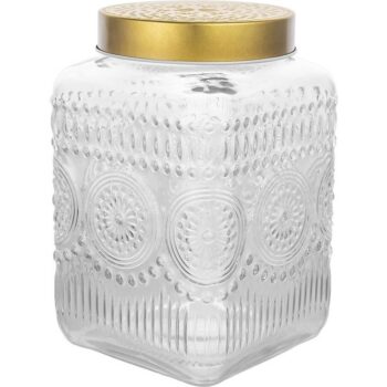 Altom Súprava sklenených dóz so zlatým vekom Daisy 2,2 l, 4 ks, 2,2 l