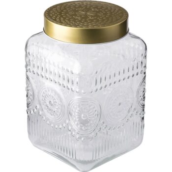 Altom Súprava sklenených dóz so zlatým vekom Daisy 2,2 l, 4 ks, 2,2 l