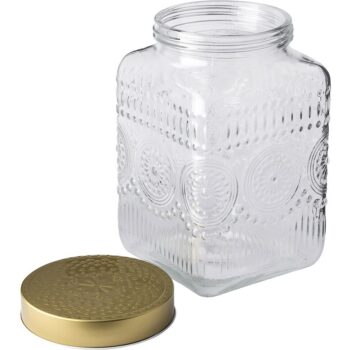 Altom Súprava sklenených dóz so zlatým vekom Daisy 2,2 l, 4 ks, 2,2 l