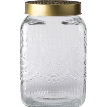 Altom Súprava sklenených dóz so zlatým vekom Daisy 2,2 l, 4 ks, 2,2 l