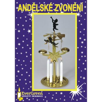 Anjelské zvonenie zlatá, 30 cm