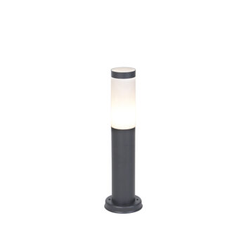 Antracitovo šedá stĺpová lampa 45 cm IP44 - Rox