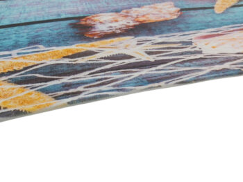 Apextextil, Protišmyková 3D predložka More, 60x180, modrá, kuchyňa