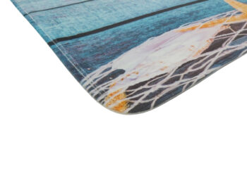 Apextextil, Protišmyková 3D predložka More, 60x180, modrá, kuchyňa