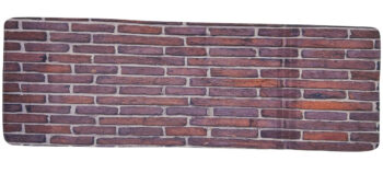 Apextextil, Protišmyková 3D predložka Tehly, 60x180, fialová, kuchyňa