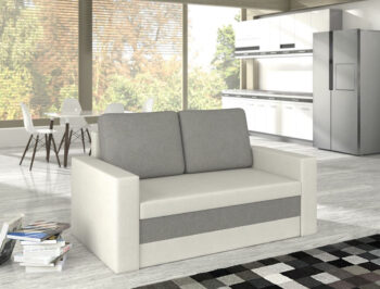 Pohovka Aria s rozmermi (š/v/vh) 160x90x90cm ponúka aj funkciu rozkladu pre príležitostné spanie v rozmere 125x200cm. Možnosť výberu rôznych farebných prevedení. Sedacia plocha je vyplnená kvalitnou PUR penou.Pohovka je vhodná pre zariadenie detskej izby alebo menšej obývacej izby.VIDEO s ukážkou rozkladu pohovky ARIA si môžete pozrieť TU.Farebné prevedenie v poťahu aký je uvedený na hlavnom obrázku.