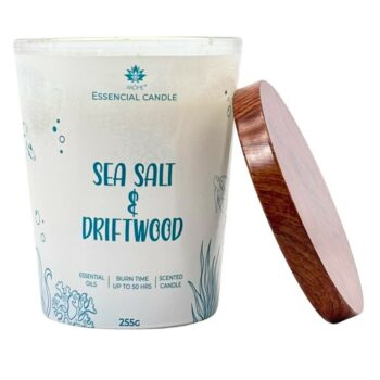 Arome Sviečka v sklenenej nádobe s kovovým viečkom255 g Sea salt & Driftwood