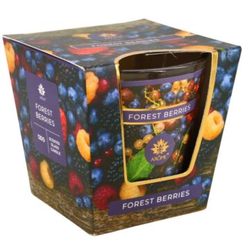 Arome Vonná sviečka v skle Forest Berries, 120 g