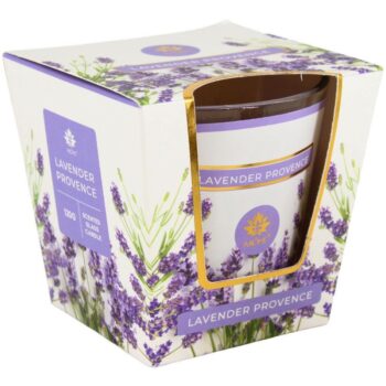 Arome Vonná sviečka v skle Lavender Provence, 120 g