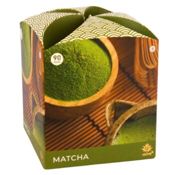 Arome Vonná sviečka v skle Matcha, 90 g