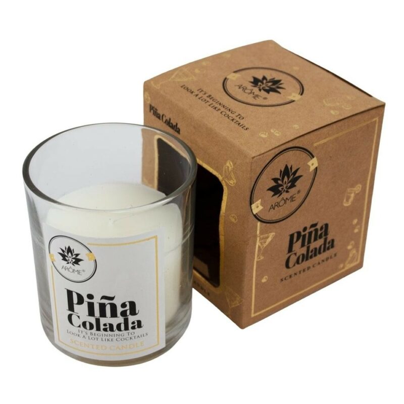 Arome Vonná sviečka v skle Pina Colada, 125 g Arome Vonná sviečka v skle Pina Colada, 125 g