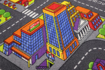 Associated Weavers, Detský kusový koberec cesty Big City, 140x200, viacfarebná, detská izba