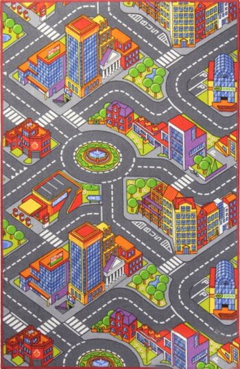 Associated Weavers, Detský kusový koberec cesty Big City, 140x200, viacfarebná, detská izba