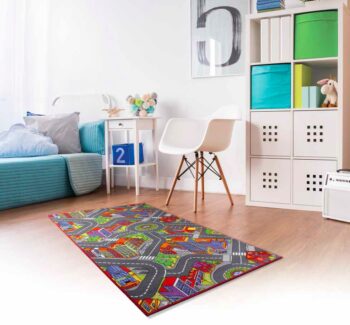Associated Weavers, Detský kusový koberec cesty Big City, 95x133, viacfarebná, detská izba