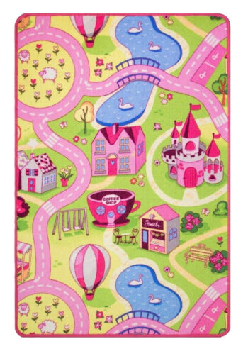 Associated Weavers, Detský kusový koberec cesty Sweet Town, 95x133, viacfarebná, detská izba