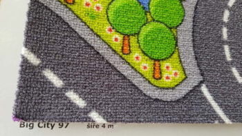 Associated Weavers, Koberec metráž Big City 97, na mieru, šíře 4m, viacfarebná, filc, detská izba