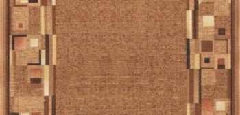 Associated Weavers, Protišmykový behúň na mieru Bombay 33, šíre 100 cm, hnedá, chodba / predsieň