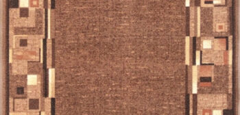Associated Weavers, Protišmykový behúň na mieru Bombay 44, šíre 80 cm, hnedá, chodba / predsieň