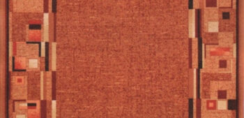 Associated Weavers, Protišmykový behúň na mieru Bombay 84, šíre 67 cm, oranžová, chodba / predsieň