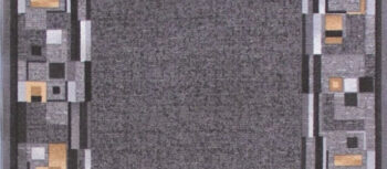Associated Weavers, Protišmykový behúň na mieru Bombay 97, šíre 100 cm, šedá, chodba / predsieň