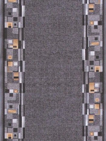 Associated Weavers, Protišmykový behúň na mieru Bombay 97, šíre 67 cm, šedá, chodba / predsieň