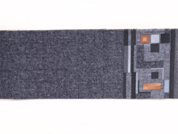 Associated Weavers, Protišmykový behúň na mieru Bombay 97, šíre 80 cm, šedá, chodba / predsieň