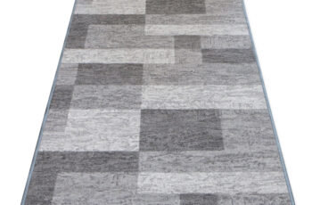 Associated Weavers, Protišmykový behúň na mieru Icona 97, šíre 100 cm, šedá, chodba / predsieň
