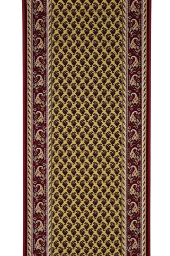 Associated Weavers, Protišmykový behúň na mieru Inca 30, šíre 67 cm, červená, chodba / predsieň