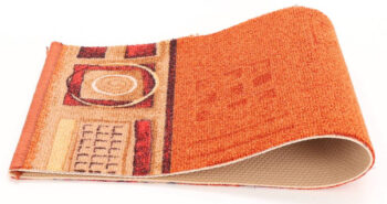 Associated Weavers, Protišmykový behúň na mieru Jena 84, šíre 120 cm, oranžová, chodba / predsieň