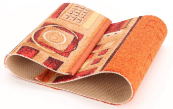 Associated Weavers, Protišmykový behúň na mieru Jena 84, šíre 67 cm, oranžová, chodba / predsieň