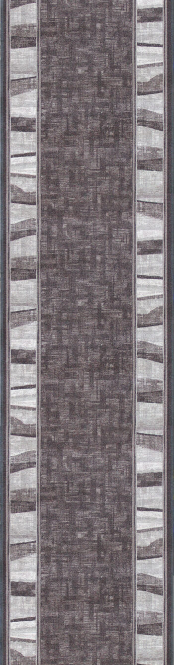 Associated Weavers, Protišmykový behúň na mieru Linea 97, šíre 80 cm, šedá, chodba / predsieň