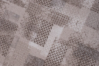 Associated Weavers, Protišmykový behúň na mieru Tribe 37 Khaki, šíre 80 cm, hnedá, chodba / predsieň