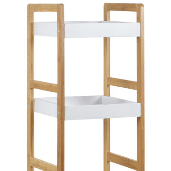 Autronic Bambusový regál 5 políc, 128 cm, DR-013-5