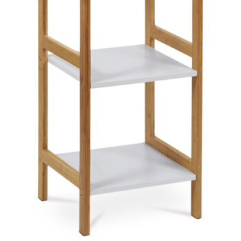 Autronic Bambusový regál 5 políc, 128 cm, DR-013-5