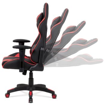 Autronic KA-F03 RED Kancelárska stolička