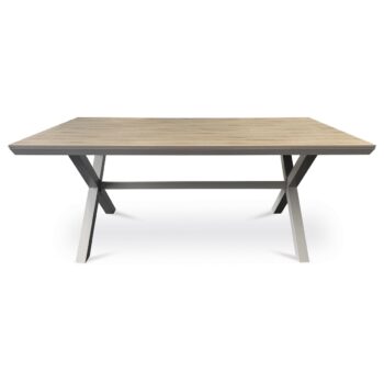Autronic Záhradný stôl, hliník, polywood, béžová,AZT-S1510 OAK
