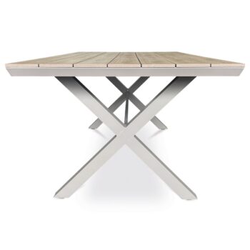 Autronic Záhradný stôl, hliník, polywood, béžová,AZT-S1510 OAK