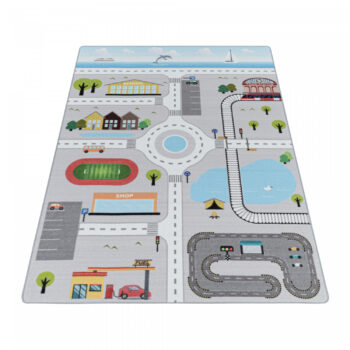 Ayyildiz, Detský kusový koberec Play 2902 grey, 120x170, viacfarebná, detská izba
