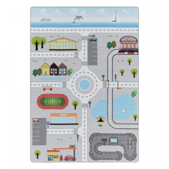 Ayyildiz, Detský kusový koberec Play 2902 grey, 160x230, viacfarebná, detská izba