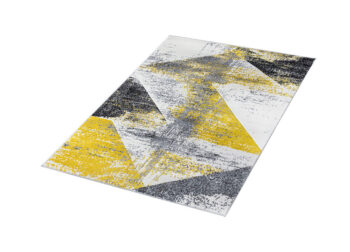 Ayyildiz, Kusový koberec Alora A1012 Yellow, 140x200, žltá, kancelária