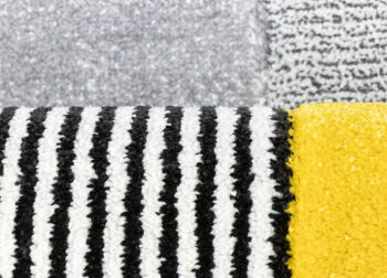 Ayyildiz, Kusový koberec Alora A1039 Yellow, 160x230, žltá, kancelária