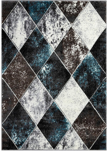 Ayyildiz, Kusový koberec Alora A1043 Multi, 160x230, modrá, kancelária