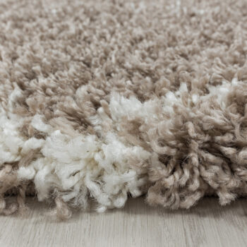 Ayyildiz, Kusový koberec Alvor Shaggy 3401 beige, 120x170, béžová, obývacia izba
