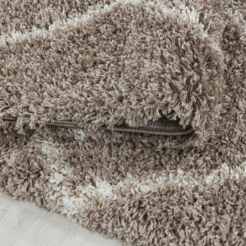 Ayyildiz, Kusový koberec Alvor Shaggy 3401 beige, 120x170, béžová, obývacia izba