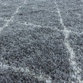 Ayyildiz, Kusový koberec Alvor Shaggy 3401 grey, 120x170, šedá, obývacia izba