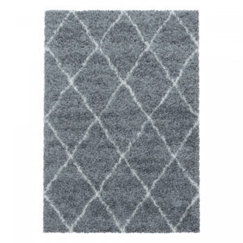 Ayyildiz, Kusový koberec Alvor Shaggy 3401 grey, 200x290, šedá, obývacia izba