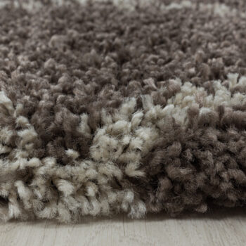 Ayyildiz, Kusový koberec Alvor Shaggy 3401 taupe, 160x230, hnedá, obývacia izba
