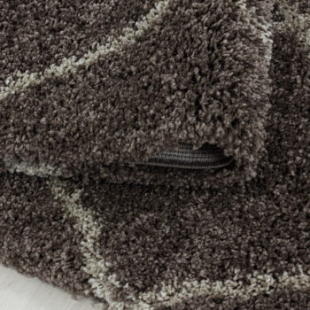 Ayyildiz, Kusový koberec Alvor Shaggy 3401 taupe, 160x230, hnedá, obývacia izba