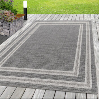 Ayyildiz, Kusový koberec Aruba 4901 grey – na von aj na doma, 60x100, šedá, chodba / predsieň