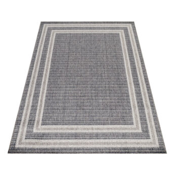 Ayyildiz, Kusový koberec Aruba 4901 grey – na von aj na doma, 60x100, šedá, chodba / predsieň